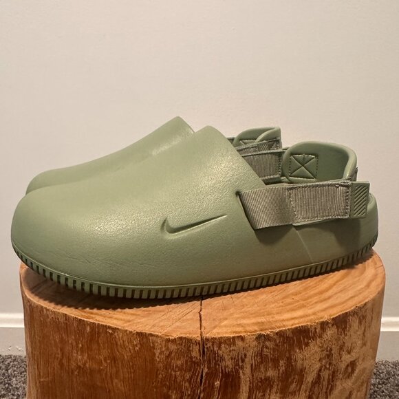 Nike Calm Mule | Oil Green | Men’s 8.5 | Great Condition - Picture 1 of 7
